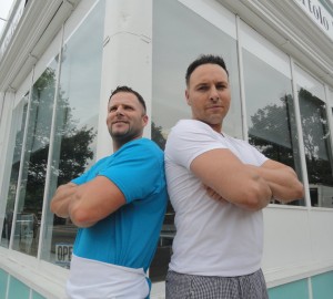 Manny Agigian (left) and Al DiBartolo, Jr., of DiBartolo Bakery in Collingswood will compete in the fourth season of TLC's 'Next Great Baker.' Credit: Matt Skoufalos.