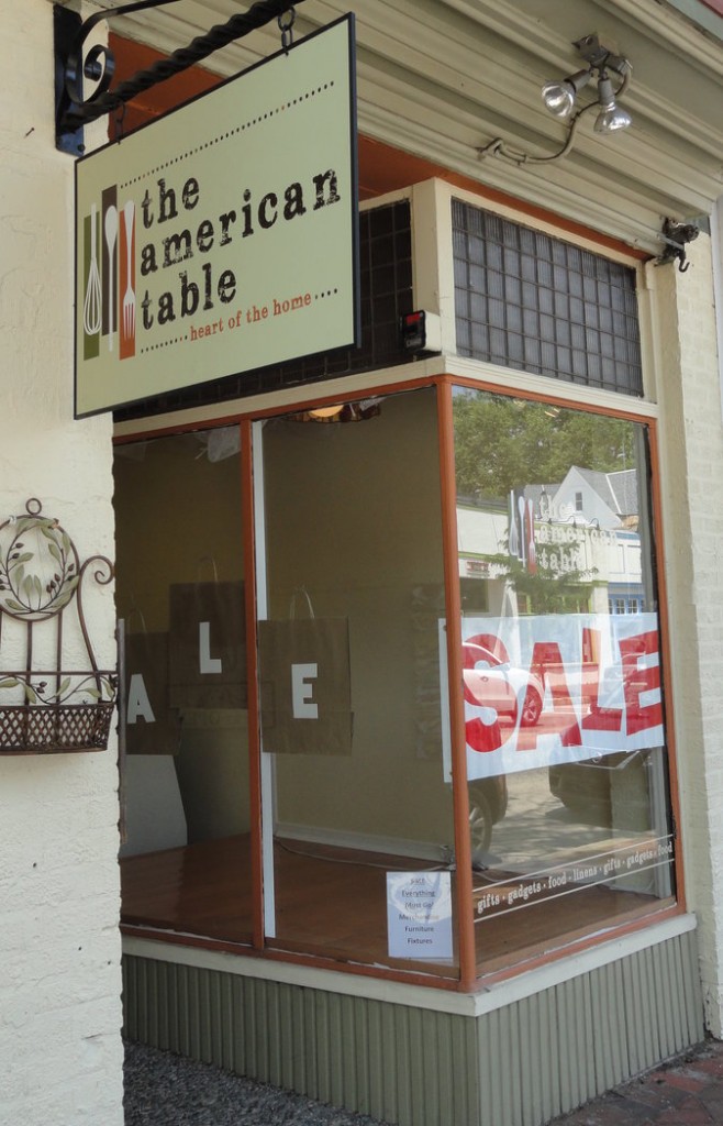 Cyndi Zippilli's kitchen and home goods store, The American Table, will close its doors for good after just two years in Collingswood. Credit: Matt Skoufalos.