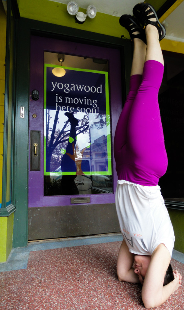 Yogawood owner Beth Filla at her new location. Credit: Matt Skoufalos.