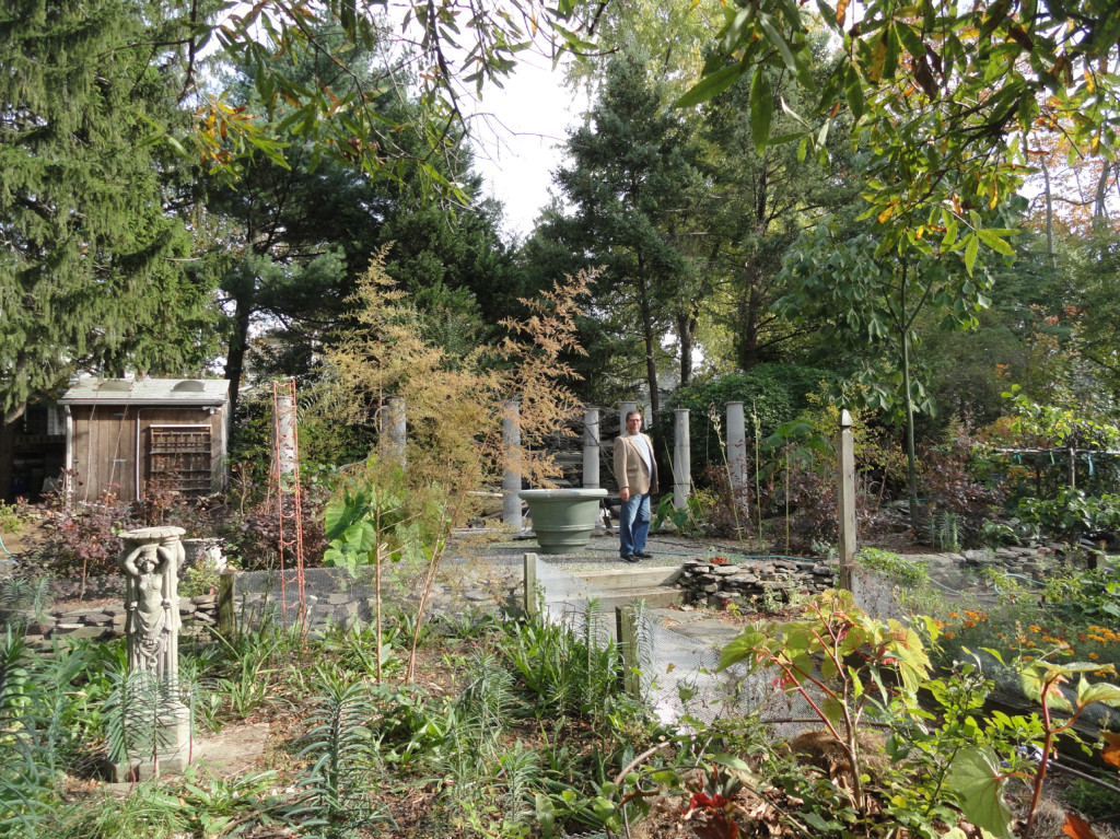 Michael Bruce's Haddon Township garden. Credit: Matt Skoufalos.