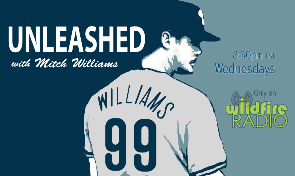 Mitch Williams' podcast, Unleashed. Credit: Wildfire Group.