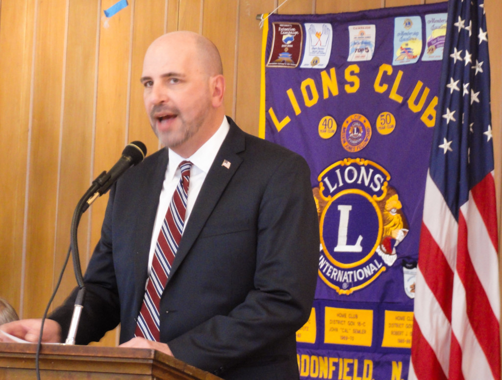 Haddonfield Mayor Jeffrey Kasko at the 2015 Mayor's Breakfast. Credit: Matt Skoufalos.