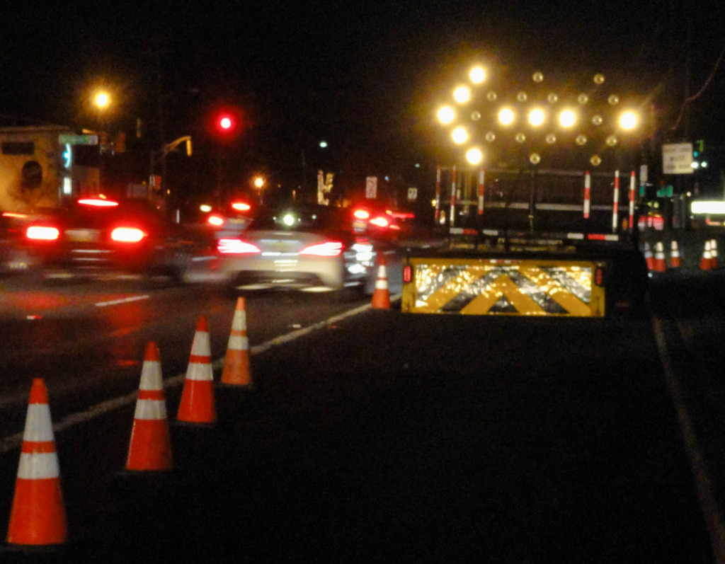 Roadwork on Route 70 in Cherry Hill. Credit: Matt Skoufalos.