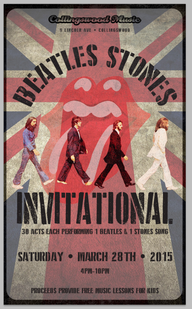 Beatles Stones Poster. Credit: John Falco.