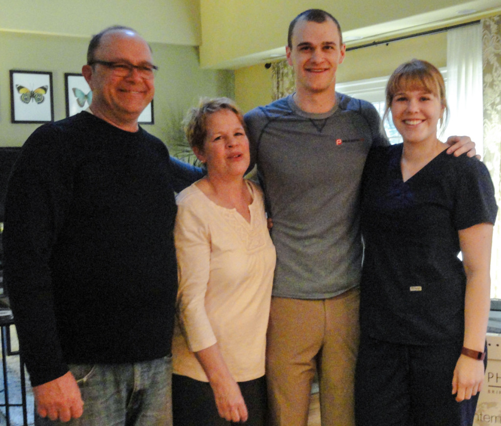 Tom, Sr., Cathy, Tom, and Lexi Turcich. Credit: Matt Skoufalos.