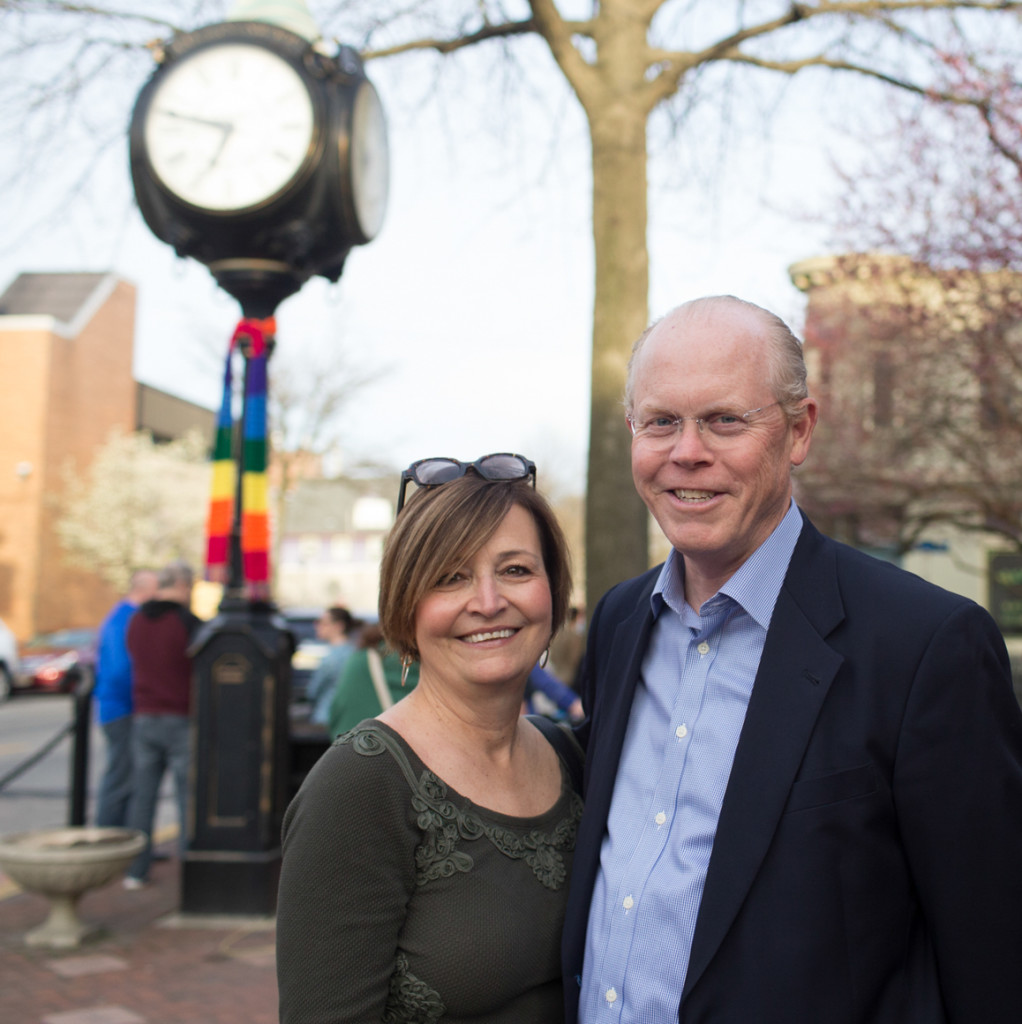 Collingswood Mayor James Maley and his wife, Mary Kay. Credit: Tricia Burrough.