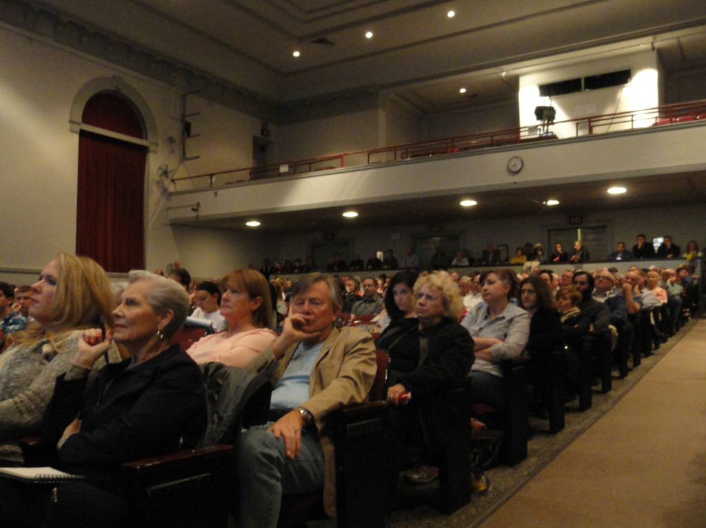 Haddonfield residents hear O'Neill's plan. Credit: Matt Skoufalos.