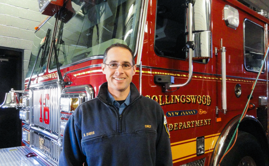 Collingswood Fire Chief Keith Davis. Credit: Matt Skoufalos.
