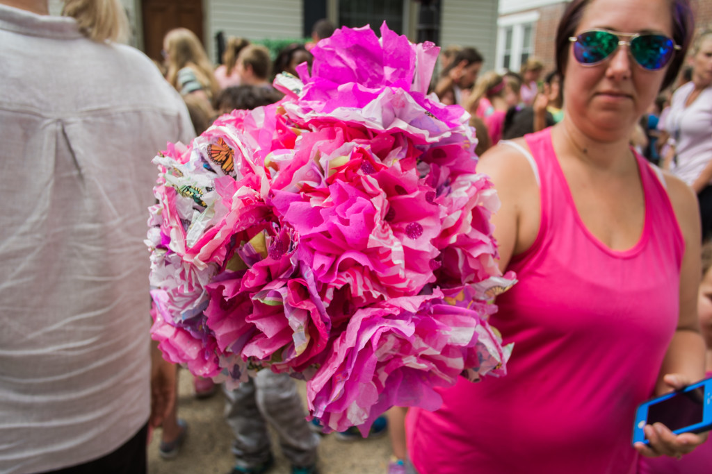 Paper flowers. Credit: Tricia Burrough.