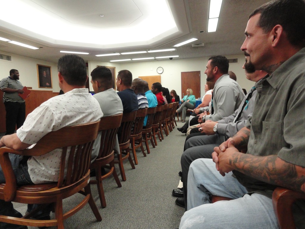 Drug Court graduates. Credit: Matt Skoufalos.