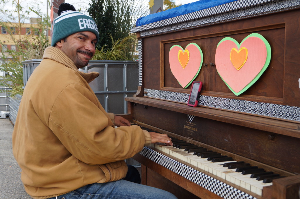 Roosevelt Plaza Park piano. Credit: Joe Sikora.