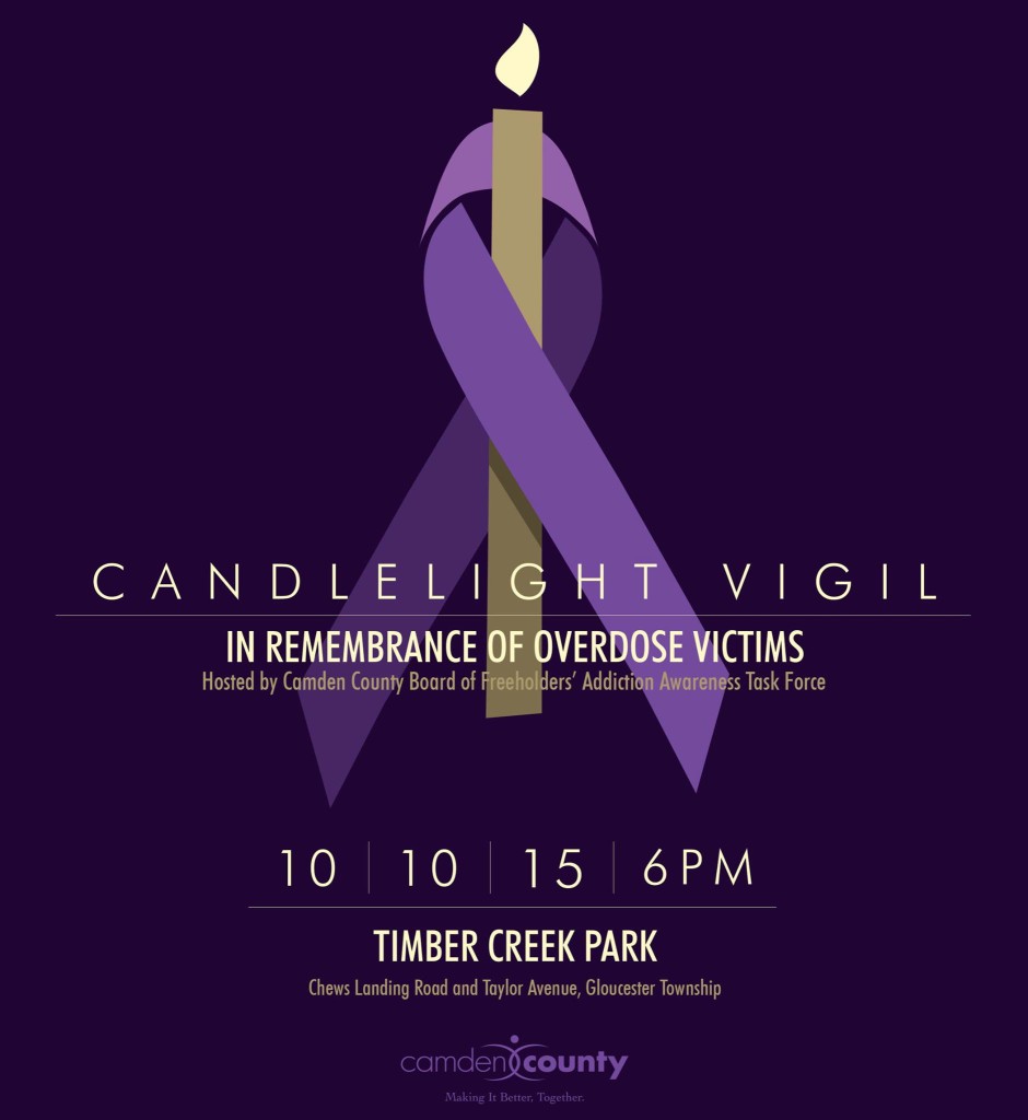 Camden County overdose vigil.