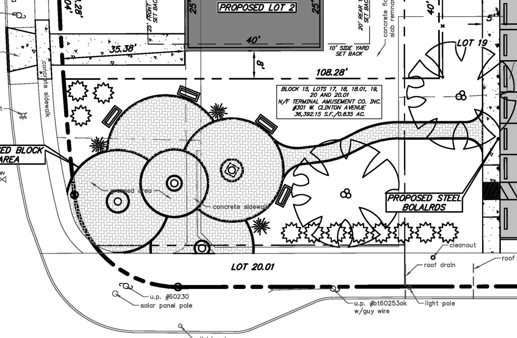 Pocket park detail. Credit: Borough of Oaklyn.