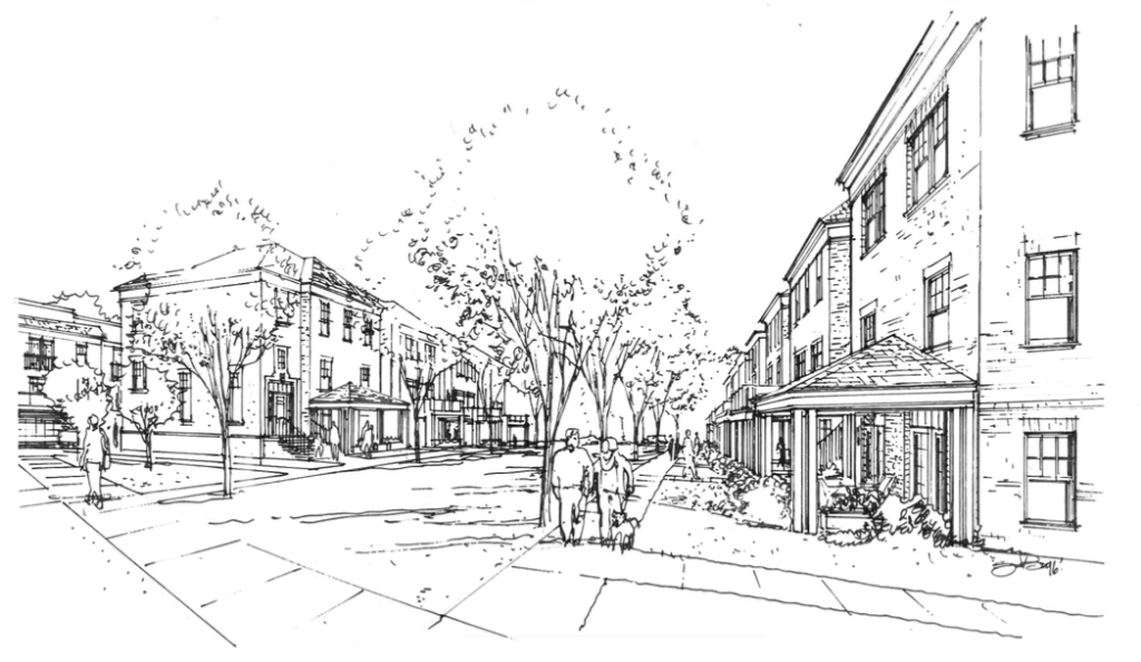 Bancroft Redevelopment Rendering. Credit: Clarke Caton Hintz.