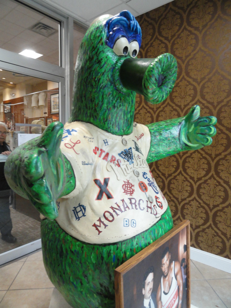 Phanatic sculpture at the DePace Museum. Credit: Matt Skoufalos.