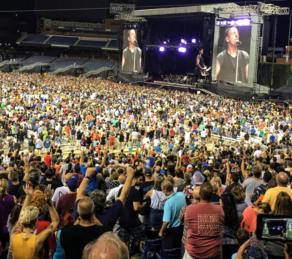 Bruce Springsteen at Citizens Bank Park, Philadelphia. Credit: June Day Photography.