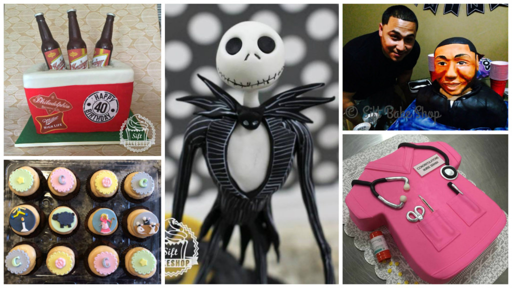 A selection of Griffin's handmade custom cakes. Credit: Sift Bake Shop.