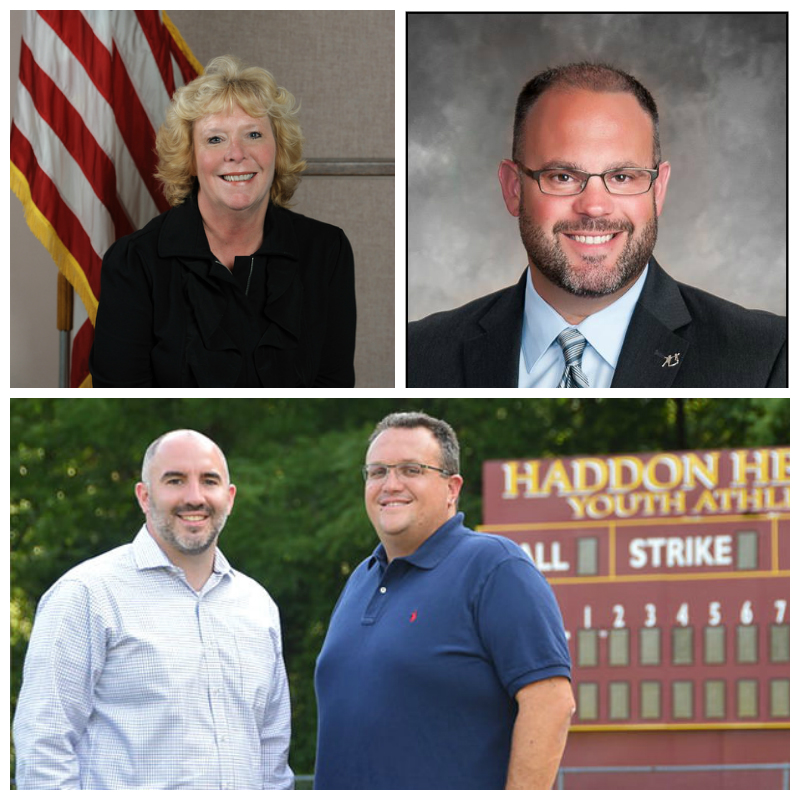 Haddon Heights Council candidates. Clockwise, from left: Susan Grifith, Vincent Ceroli, Bryan Schroeder and Chris Linaris.
