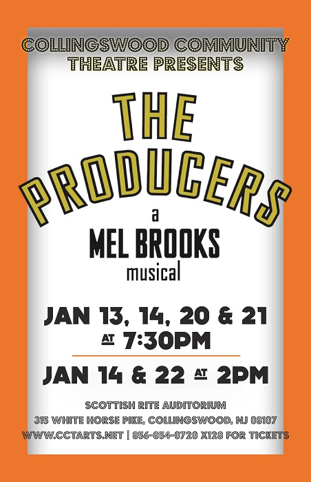 Collingswood Community Theatre presents THE PRODUCERS