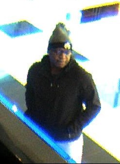 A man whom police say is wanted in the robbery of the Republic Bank in Cherry Hill. Credit: CCPO.