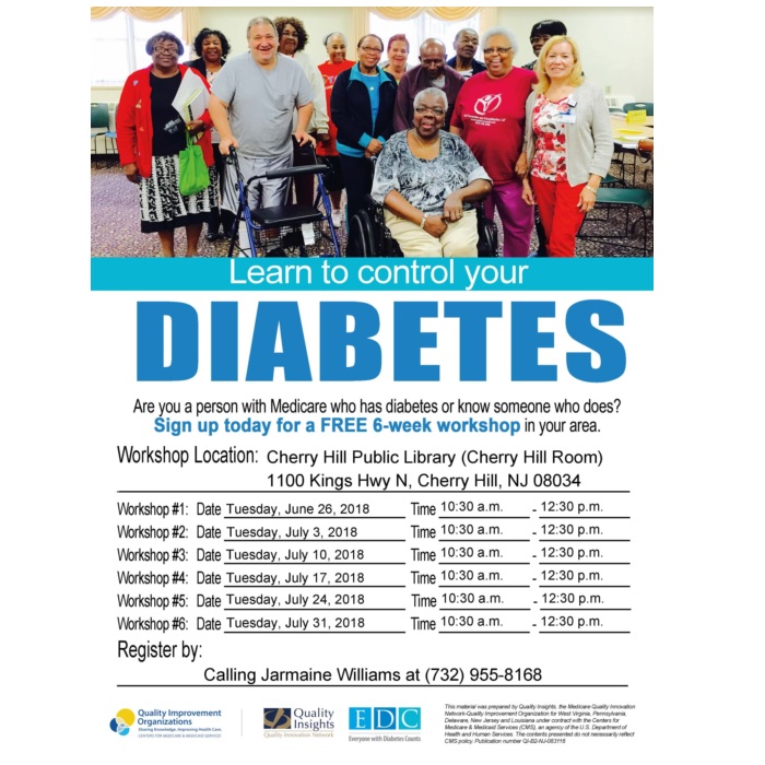 Free Diabetes Self-Management Workshop Series