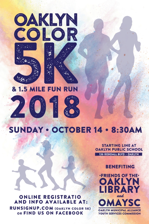 Oaklyn Color Run 5K and 1.5 Mile Fun Run