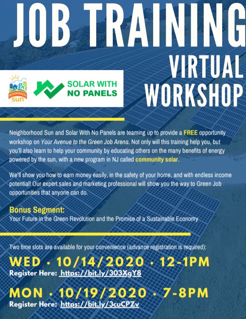 Free Job Training Virtual Workshop