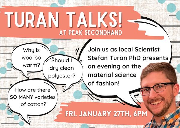 Turan Talks: A Ted Talk by Stefan Turan at Peak Secondhand!